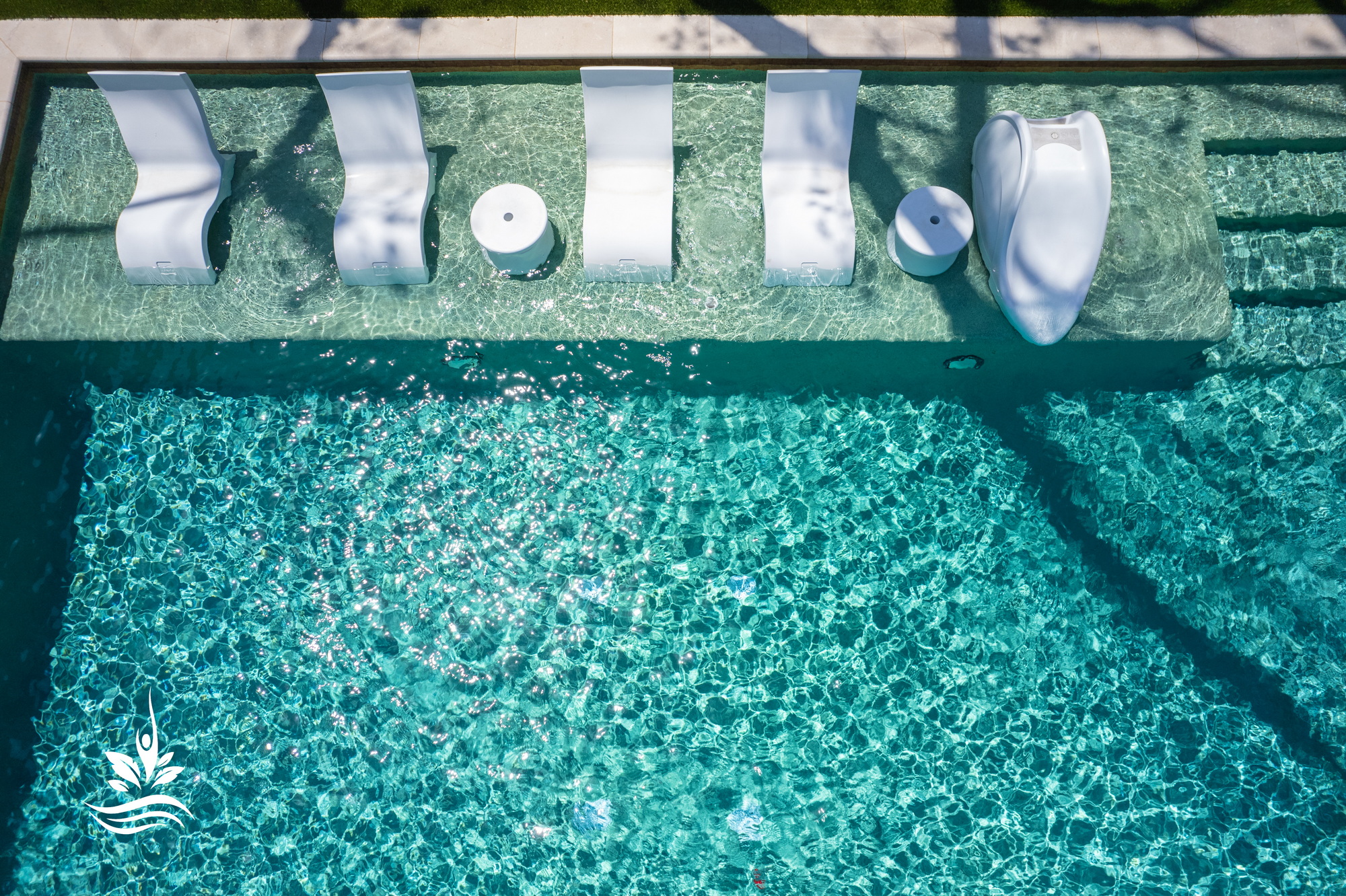 Luxe swimming pool design in Dallas TX