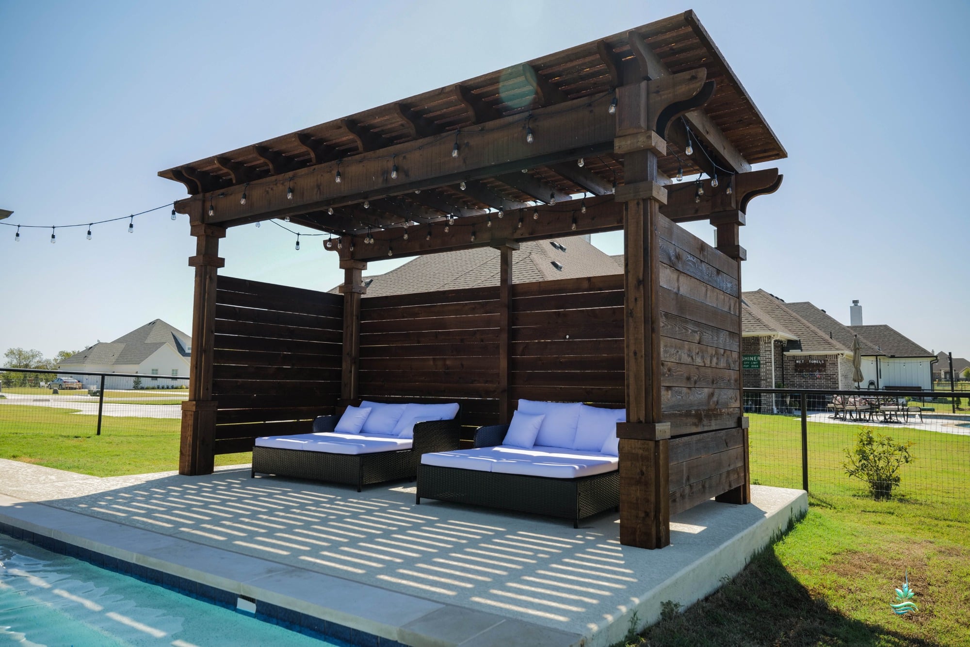 Pool Cabana Privacy