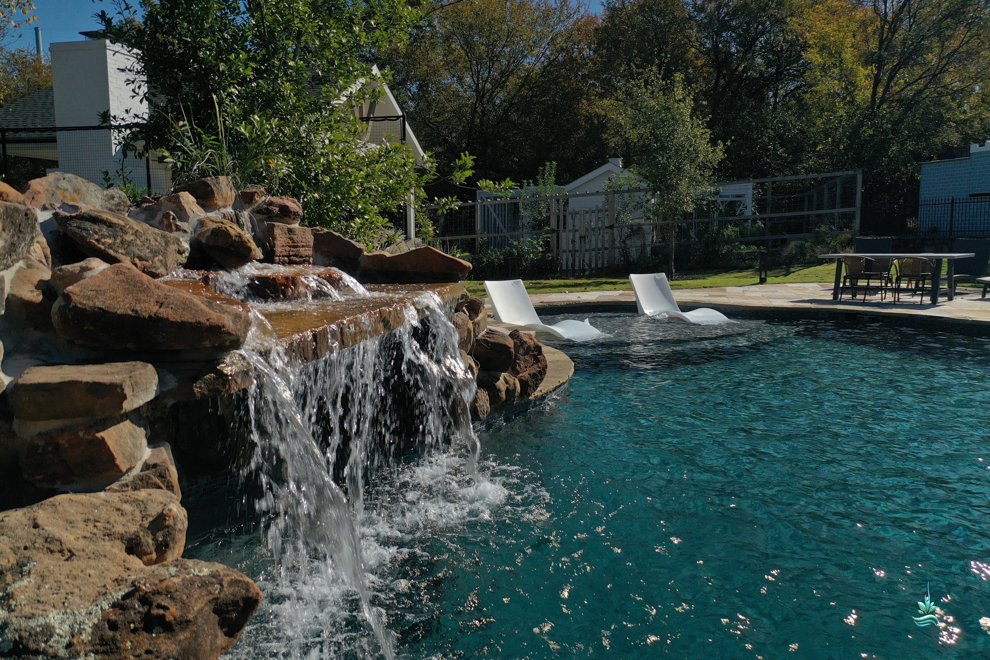 Natural stone water features