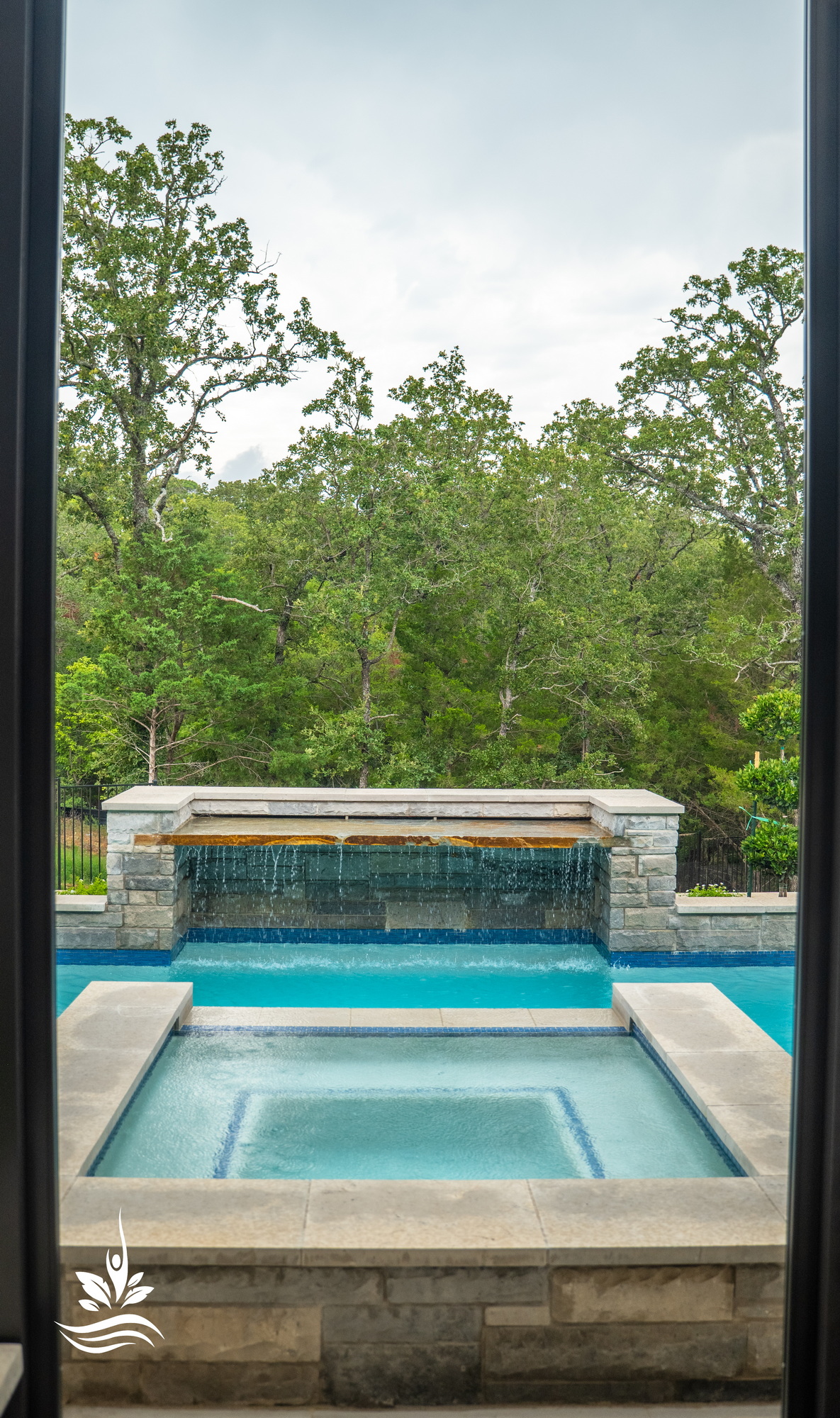 Swimming pool and spa overlook